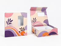 Emballage en gros de pots résistants aux enfants - Contenants de concentré 5ml 7ml 9ml avec fenêtre, conception personnalisée et gaufrage