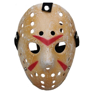 Maschera di <span class=keywords><strong>Jason</strong></span> Voorhees in Plastica per Halloween, Maschera Horror per Feste e Cosplay - Product Image 6