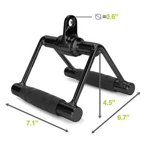 تجريب صالة الألعاب الرياضية ، مرفقات العضلة ذات الرأسين ثلاثية الرؤوس تجعيد الشعر على شكل V شريط سحب - Product Image 6