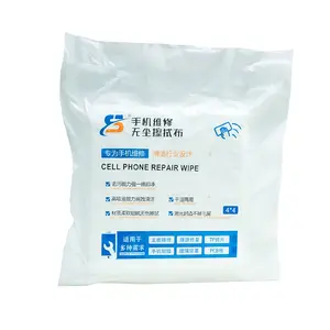 9*9cm điện thoại màn hình làm sạch vải bụi-miễn phí lau vải lint-miễn phí lau cho điện thoại di động sửa chữa