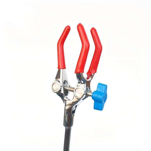 Laboratorium besar tiga-cakar penjepit besi berdiri tetap Flask tabung uji penjepit penjepit Universal - Product Image 3