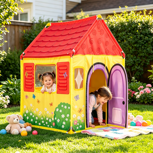 Tente de jeu pliable pour enfants, maisonnette pour bébé, château de jeu extérieur, tente pour enfants, maisonnette pour bébé, tente de jeu intérieure - Product Image 5