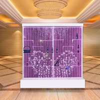 Étagère murale à bulles en acrylique pour bouteilles de vin et de liqueur, panneau lumineux LED, séparateur de pièce, utilisé dans la décoration de bar et de salon
