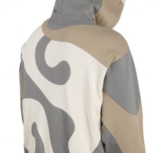 Sudadera con Capucha TOPSHOW al por Mayor, con Cierre de Cremallera en Contraste de Color, Sin Cordones, Personalizada, Nueva, de Alta Calidad, de Algodón, con Parches, para Hombre - Product Image 4