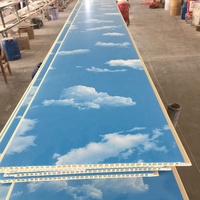 Vente flash : Panneau mural et de plafond en PVC marbré 400*8mm, feuille de marbre UV, estampage à chaud