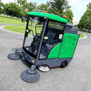 Nueva barredora <span class=keywords><strong>de</strong></span> calles eléctrica autopropulsada ConTour Factory <span class=keywords><strong>de</strong></span> 2000W, alta movilidad, fácil operación, plataforma lateral - Product Image 6