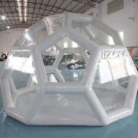 Tente gonflable extérieure gonflable transparente de bulle de dôme du football de tente de bulle de PVC à vendre