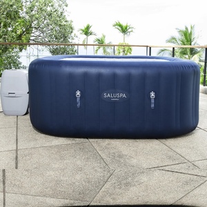<span class=keywords><strong>Bestway</strong></span> 60022 Hawaii Airjet carré bain à remous <span class=keywords><strong>gonflable</strong></span> <span class=keywords><strong>SPA</strong></span> piscine PVC extérieur natation récupération baignoire personnalisable Logo impression - Product Image 2