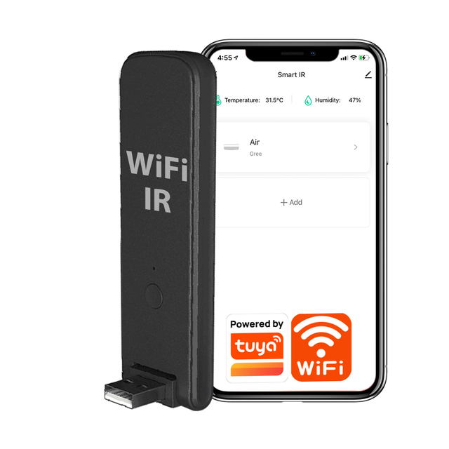 TY-US01 WiFi Air Conditioner TV USB IR Remote Works Universal Infrared Remote Controller Powered by Tuya