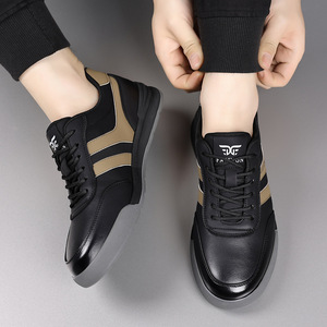 กัวชาโอรองเท้าผ้าใบสีขาวผู้ชายพื้นรองเท้ายางระบายอากาศได้ดีส้นเตี้ยรองเท้าลำลองสำหรับเล่นกีฬา - Product Image 2