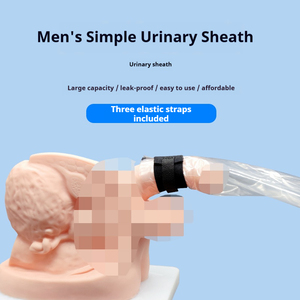 Một túi thu gom nước tiểu nhỏ chống rò rỉ dùng một lần cho người đàn ông lớn tuổi nằm liệt giường - Product Image 3