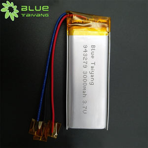Personnalisé OEM/ODM Lipo 943279 3.7v 3000mah lithium lipo batterie lp 3.7v 3000mah lithium polymère batterie - Product Image 2