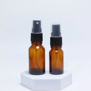 Botella de Vidrio Ámbar con Atomizador para Aceites Esenciales de 5ml, 10ml, 15ml, 20ml, 30ml, 50ml y 100ml - Product Image 3