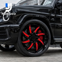 Jantes concaves forgées sur mesure DJJ 2/3 pièces 5x127 5x112 5x130 pour Land Rover Range Rover Ford Mustang Dodge Challenger BMW X5 X6