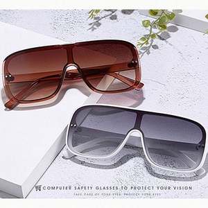 Nouveautés 2020, lunettes de soleil tendance vintage unisexes, lunettes de soleil carrées surdimensionnées, résistantes au vent, UV400 - Product Image 4