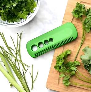 Verified Pro Manufacturer Mini Vegetable Peeler Comb <b>Plastic</b> Green Herb Leaf Stripper Herb <b>Stripping</b> Tool - Product Image 2