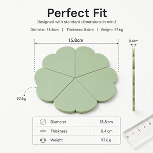 Tapis en silicone OEM/ODM pour comptoir de cuisine, résistant à la chaleur, design feuille classique - Tapis en silicone tendance et polyvalent - Product Image 2