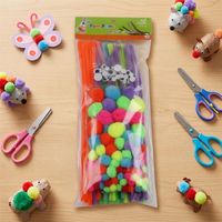 Kit de Bricolage en Gros pour Nettoyage de Tuyaux, Fournitures Artistiques Éducatives pour Enfants, Apprentissage à Domicile, Salle de Classe, Décoration de Fête, Cadeau