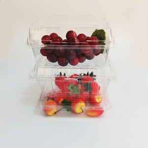 Caja de Plástico Desechable para Postres, <span class=keywords><strong>Venta</strong></span> al por Mayor, Transparente, Biodegradable, de Calidad Competitiva, Contenedor para Alimentos con Tapa - Product Image 1