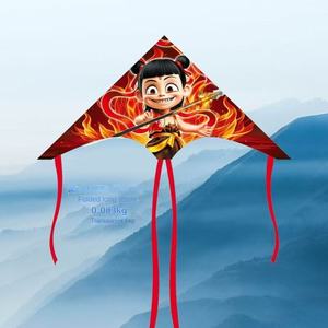 طائرة ورقية جديدة من ويفانغ 1.4 متر، طائرة ورقية كرتونية بذيل طويل من القماش، سهلة الطيران في الريح الخفيفة، بيع بالجملة من المصنع - Product Image 6