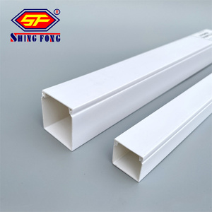 <span class=keywords><strong>Goulotte</strong></span> de câblage électrique en <span class=keywords><strong>PVC</strong></span>, toutes tailles, vente en gros usine, 40x40 75x75, gaine de câblage <span class=keywords><strong>PVC</strong></span> - Product Image 2