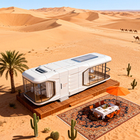 MANTIANSTAR Capsule House, maisonnette mobile moderne en acier, étanche et ignifuge, avec grande fenêtre, style cabane Apple, idéale comme bureau.