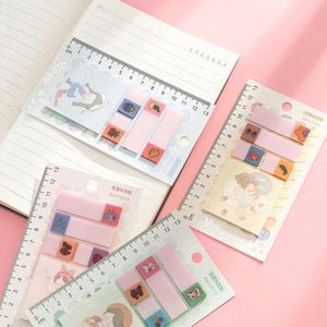 ชุดสมุดโน้ตสีสันสดใสพร้อมกระดาษโน้ตแบบมีกาวในตัวลายการ์ตูนน่ารักสำหรับขายส่ง - Product Image 2