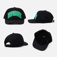 Gorra de Béisbol Estilo Vintage, Tipo Dad Hat, de Algodón, Sin Estructura, Visera Corta, 6 Paneles, Logotipo Bordado Personalizado con Cadena, Perfil Bajo