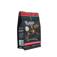 Sachet latéral personnalisé en aluminium et plastique pour emballage de miel, thé, café, lait en poudre