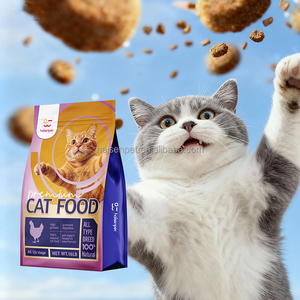 Preço de Atacado Amostras Grátis Ração Seca para Gatos Crocante de Frango 5kg 10kg Nutrição Completa e Balanceada - Product Image 1