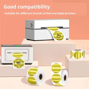 Etiquetas Adhesivas Personalizadas de 500 Piezas M110/M220, Resistentes al Agua, Acrílicas, Térmicas, Azules, para Sellado Láser, Papel de Impresión Activado por Agua, para Sobres - Product Image 5