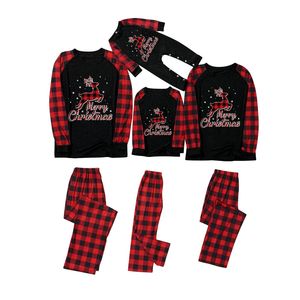 Promo Musim Dingin Pakaian Keluarga Katun Wanita Pria Anak Bayi Setelan Piyama Natal Set Piyama Nyaman - Product Image 6