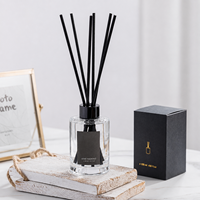 Diffuseur de parfum en verre écologique de 120 ml avec bâtonnets, personnalisation DIY, désodorisant pour la maison et l'hôtel, éliminateur d'odeurs