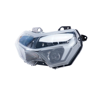 Faro LED Negro Superbrillante Yongjin para Motocicleta con Luz Alta/Baja para Kawasaki Z900
