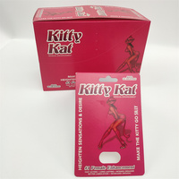 Boîte d'emballage en plastique pour pilules Rhino 7 - 5000, blister pour pilules Kitty Kat, impression d'emballage de pilules