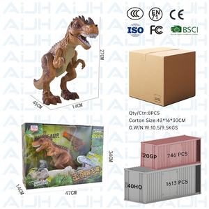 AiJH Jouet de <span class=keywords><strong>dinosaure</strong></span> RC 3D, cadeau d'anime, jouet électrique à pulvérisation, <span class=keywords><strong>dinosaure</strong></span> en plastique, simulation de marche, jouet de <span class=keywords><strong>dinosaure</strong></span> RC - Product Image 5