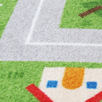DIY Kinder-Spielmatte Nylon Bedruckter Cartoon-Stadtstraßen-Verkehrsteppich Abnehmbare Lehrreiche Puzzle-Matte für Spielzimmer Kindergarten