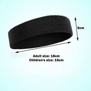 Diadema de algodón bordada, venta al por mayor, al aire libre, absorbente de sudor, moda, Fitness, <span class=keywords><strong>Yoga</strong></span>, diademas gruesas para Mujer, Deportes - Product Image 2