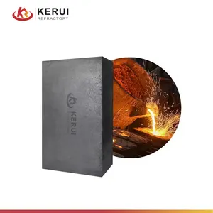 KERUI, productor refractario de 1800 grados, ladrillo de carbono de magnesia para horno de arco, horno eléctrico