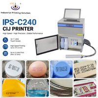 Ligne de production industrielle IPS-C240 à grande vitesse pour grandes boîtes en plastique, machine de codage à petits caractères