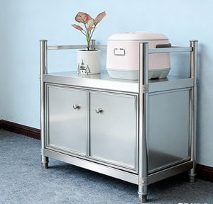 Gabinete de Almacenamiento de Acero Inoxidable Personalizado con Estantes Ajustables para Cocinas Comerciales, Restaurantes y Hoteles - Product Image 1