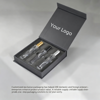 Flacon pulvérisateur de parfum carré en verre vide de 10 ml avec logo personnalisé, atomiseur rechargeable, couvercle en aluminium estampé à chaud, papier personnalisé