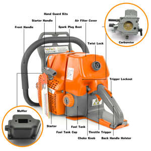 Motosierra de Gasolina NEOTEC NS892 de Buena Calidad, Máquina Cortadora de Madera de 92cc, Motosierra 660 - Product Image 4