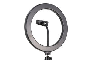 Treppiede professionale in diretta Streaming con luce ad anello a LED per <span class=keywords><strong>YouTube</strong></span> TikTok <span class=keywords><strong>Video</strong></span> Broadcasting regolabile in altezza - Product Image 3