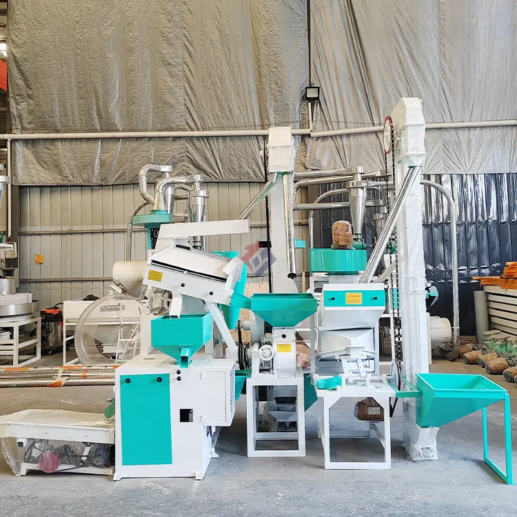 1000kg mỗi giờ hoàn thành tự động thương mại gạo Mill Máy Giá nhà máy