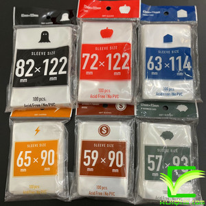 Protège-cartes de jeu de collection Yugioh Magic Penny Sleeves, ultra transparents, ajustement parfait, 66 <span class=keywords><strong>x</strong></span> 91 mm, pour cartes de sport et de baseball - Product Image 6