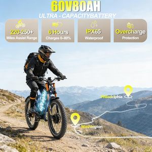 Advanced Ergonomic <b>Step</b>-Through Fat Tire Electric Bike High Torque Utility Ebike For Shopping Delivery Stable Power Bicycle - Product Image 4