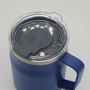 Chất lượng cao đôi tường thép không gỉ nhiệt <span class=keywords><strong>Mug</strong></span> với bìa nắp và thép xử lý chống trượt Silicone mat - Product Image 3