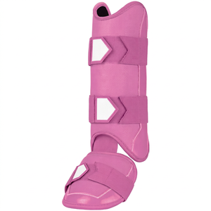 Pelindung Kaki PU Warna Pink dengan Penutup Hook and Loop untuk Perlindungan Dewasa, Dapat Digunakan Sepanjang Musim - Product Image 1