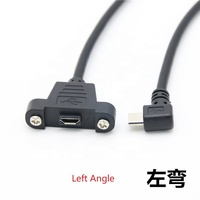 0,3m 90 grad nach oben nach unten rechter linker winkel panelhalterung mikro-usb-verlängerungskabel